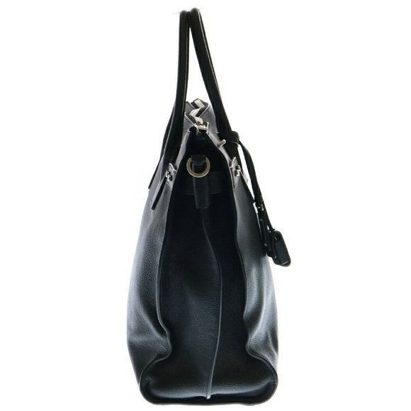 Saint Laurent Bag PARIS Souple Sac Jour Shoulder Black Tote North South - Picture 3 of 6